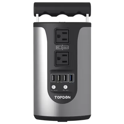 TOPDON Hurricano200 - 130Wh Lithium Power Station with 36000mah w