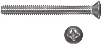 Viti Testa Ovale Phillips 5/16-18 X 2 1/2 Pollice, Acciaio Inox 18-8, Confezione 50 Pezzi