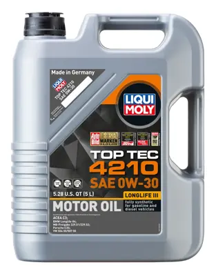 Liqui Moly Top Tech 4210 Motor Oil 0W30 Full Synthetic 5 l LMY