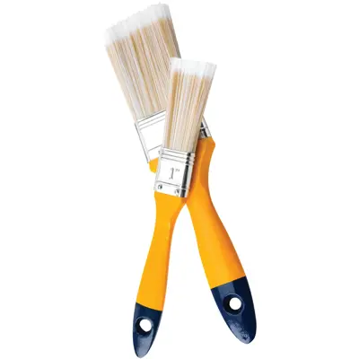 Performance Tool W232C - Juego De 3 Pinceles De Pintura Con Asas De Plástico Duraderas, Tamaños De 1/2 Pulgadas, 1 Y 2 De Ancho Para Uso Con Muchas Pinturas