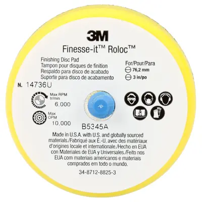 3M Finesse Lt Roloc Pad MMM 14736 | Product Details