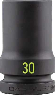 Carlyle Socket 30 mm 6 Points Magnesium Phosphate CHT CISD0130M