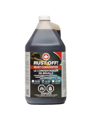 Convertisseur De Rouille 2 En 1 + Apprêt Métal - 1 Kg, Peinture Antirouille Résistante à 175°C